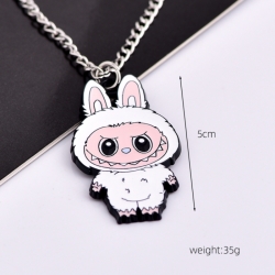 LABUBU Anime cartoon metal nec...