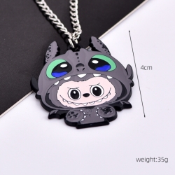 LABUBU Anime cartoon metal nec...