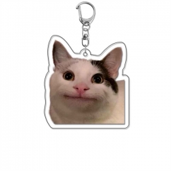 Cute Cat Emoji Anime Acrylic K...