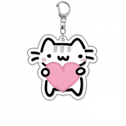 Basil Cat Anime Acrylic Keycha...