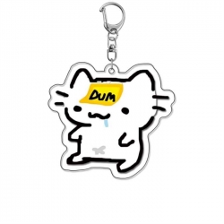 Basil Cat Anime Acrylic Keycha...