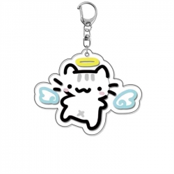 Basil Cat Anime Acrylic Keycha...