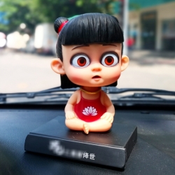 Nezha Anime shaking head car p...