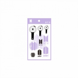 BTS PVC transparent decal crea...