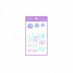 AESPA PVC transparent decal cr...