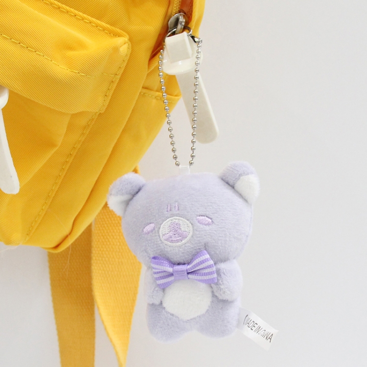 Rilakkuma Crystal Super Soft PP Cotton Plush Toy Pendant 9x6x4cm  price for 5 pcs