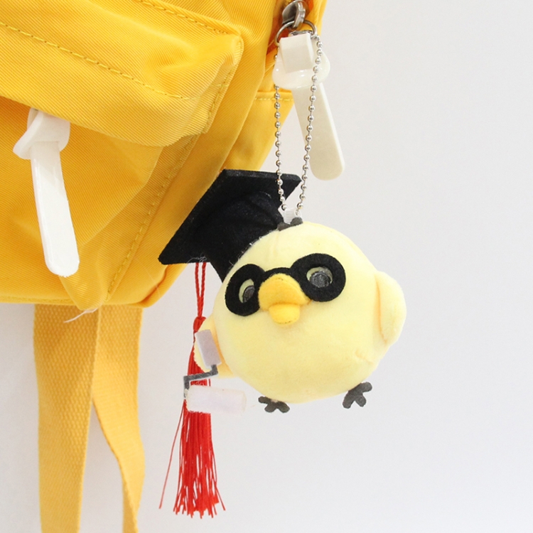 Nose chicken Crystal Super Soft PP Cotton Plush Toy Pendant  7x6x4cm price for 5 pcs