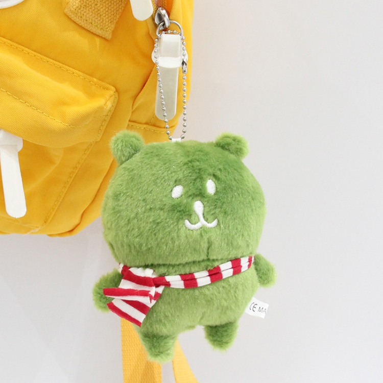 Self deprecating bear Little rabbit fur PP Cotton Plush Toy Pendant 8x5x8cm price for 5 pcs
