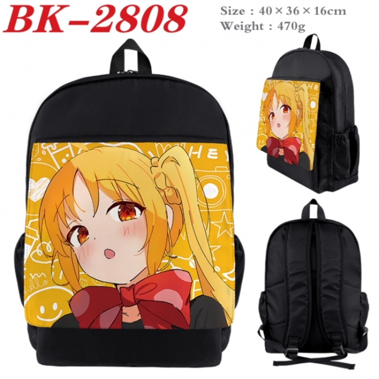 BOCCHI THE ROCK! Waterproof nylon canvas flip color picture backpack 40X36X16CM