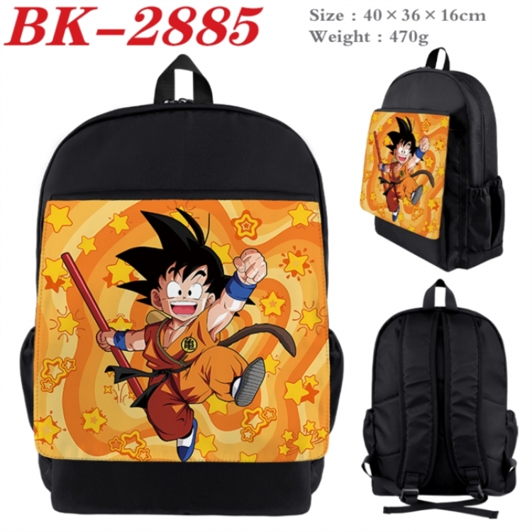 DRAGON BALL Waterproof nylon canvas flip color picture backpack 40X36X16CM