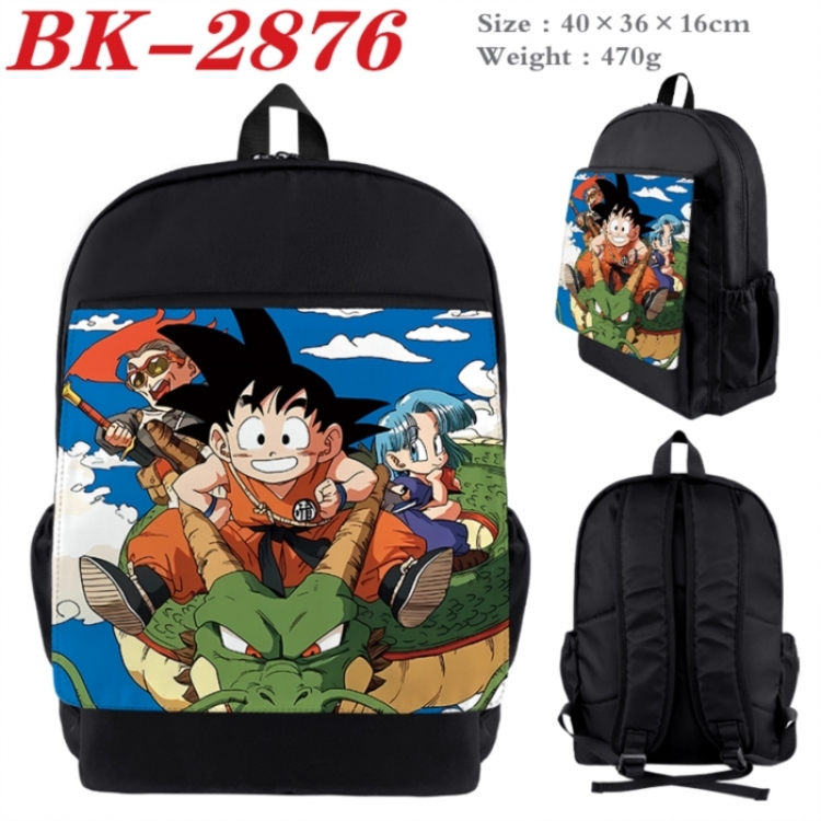 DRAGON BALL Waterproof nylon canvas flip color picture backpack 40X36X16CM