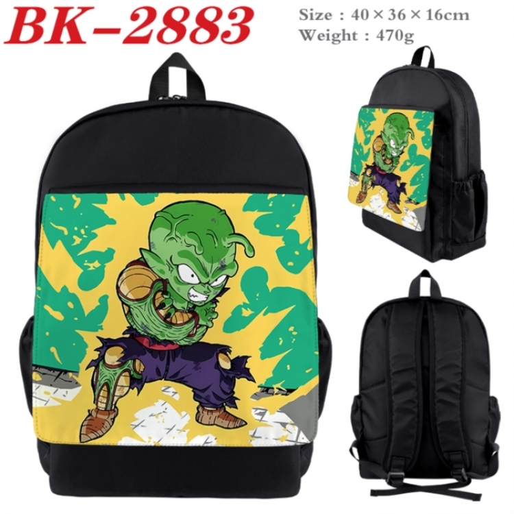 DRAGON BALL Waterproof nylon canvas flip color picture backpack 40X36X16CM