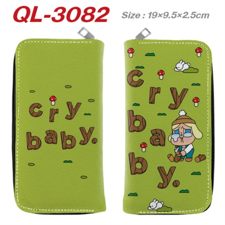 Cry Baby  Anime peripheral PU leather full-color long zippered wallet 19.5x9.5x2.5cm