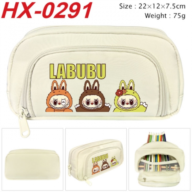 Labubu Anime 3D pencil case with insulation layer Pencil Bag 22X12X7.5CM