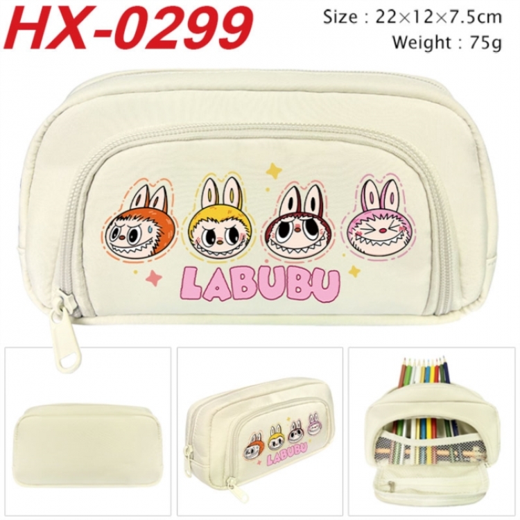 Labubu Anime 3D pencil case with insulation layer Pencil Bag 22X12X7.5CM