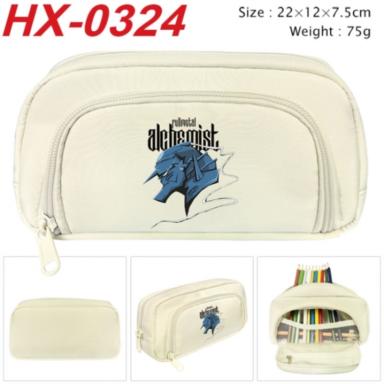 Fullmetal Alchemist Anime 3D pencil case with insulation layer Pencil Bag 22X15X7.5CM