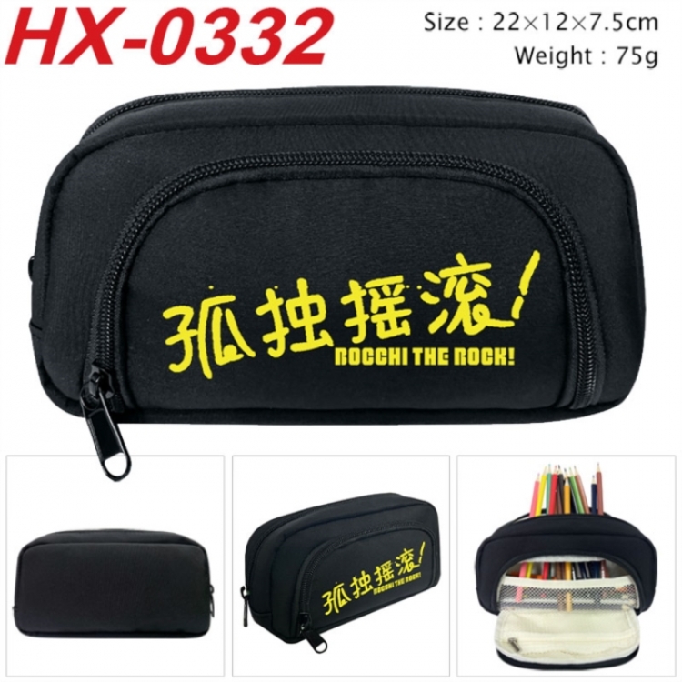 BOCCHI THE ROCK!  Anime 3D pencil case with insulation layer Pencil Bag 22X12X7.5CM