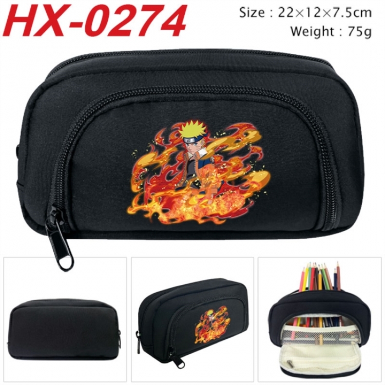 Naruto Anime 3D pencil case with insulation layer Pencil Bag 22X12X7.5CM
