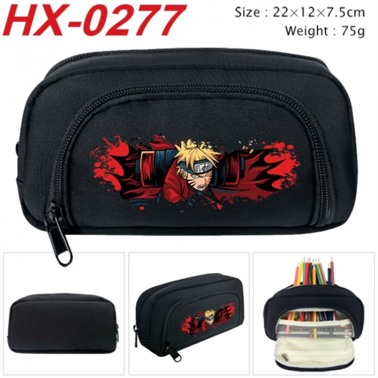 Naruto Anime 3D pencil case with insulation layer Pencil Bag 22X15X7.5CM