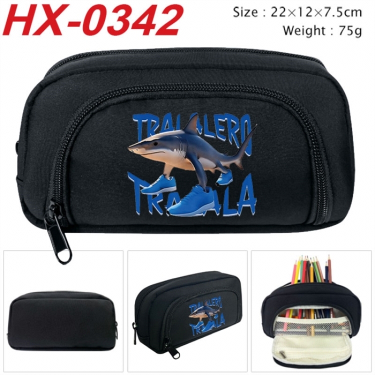 The Book of Mountains and Seas Anime 3D pencil case with insulation layer Pencil Bag 22X12X7.5CM