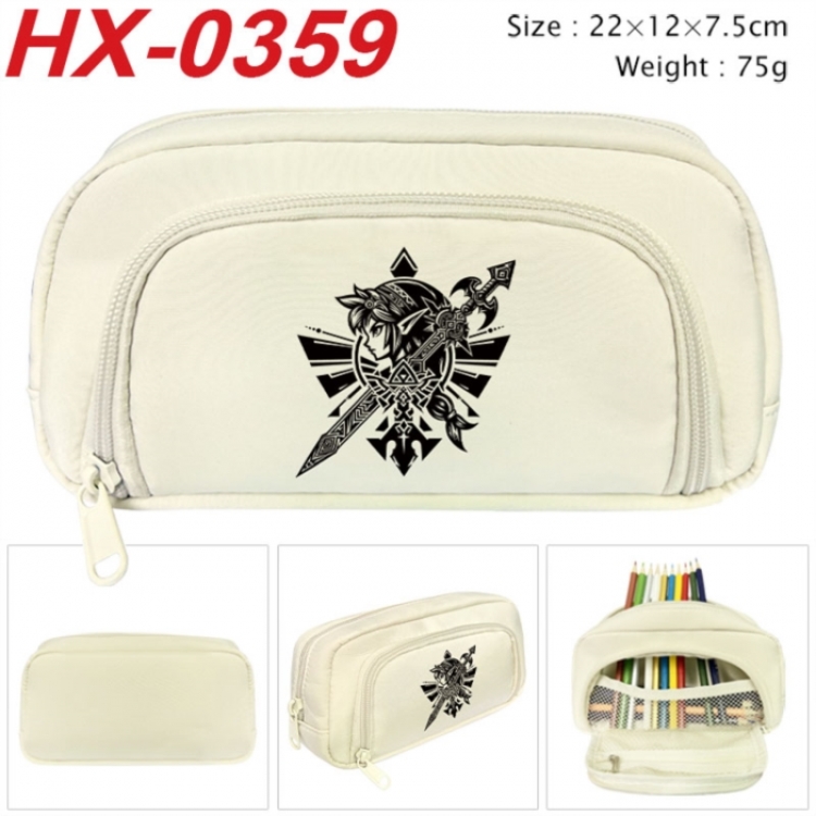 The Legend of Zelda Anime 3D pencil case with insulation layer Pencil Bag 22X12X7.5CM