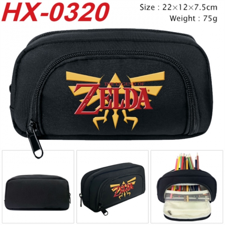 The Legend of Zelda Anime 3D pencil case with insulation layer Pencil Bag 22X12X7.5CM
