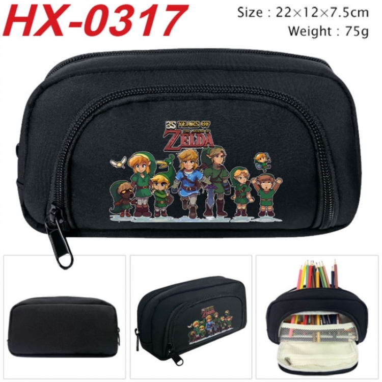 The Legend of Zelda Anime 3D pencil case with insulation layer Pencil Bag 22X12X7.5CM