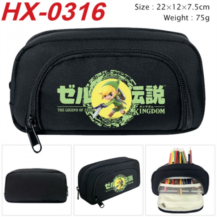 The Legend of Zelda Anime 3D pencil case with insulation layer Pencil Bag 22X15X7.5CM