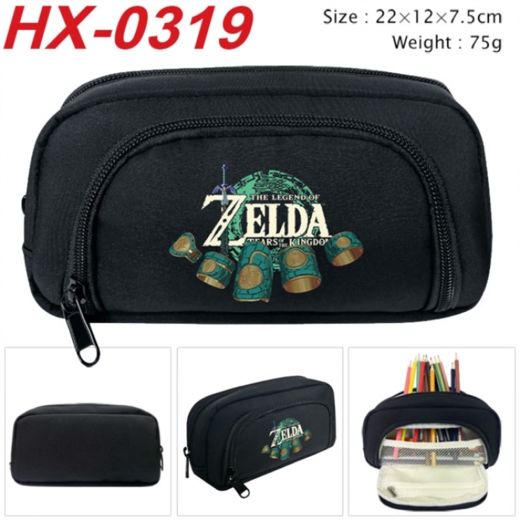 The Legend of Zelda Anime 3D pencil case with insulation layer Pencil Bag 22X12X7.5CM
