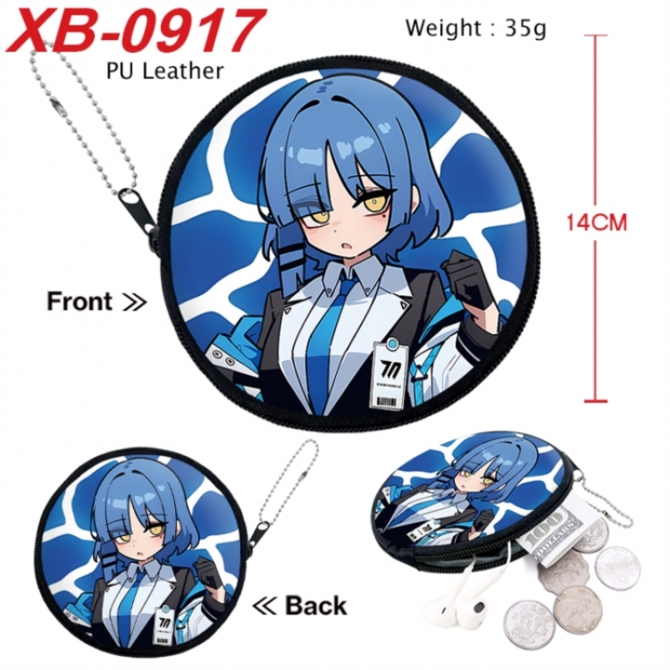 BOCCHI THE ROCK! Anime PU leather material circular zipper zero wallet 14cm