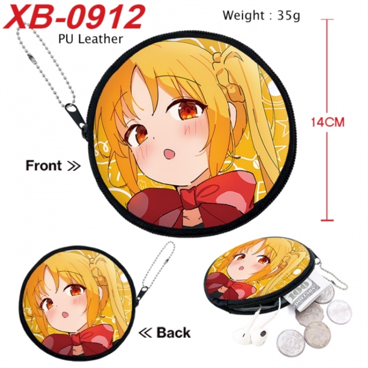 BOCCHI THE ROCK! Anime PU leather material circular zipper zero wallet 14cm