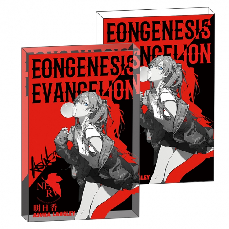 Evan Anime game acrylic card brick desktop decoration 8X12X1.2cm