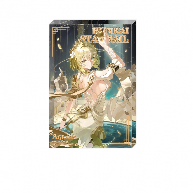 Honkai: Star Rail Anime game acrylic card brick desktop decoration 8X12X1.2cm