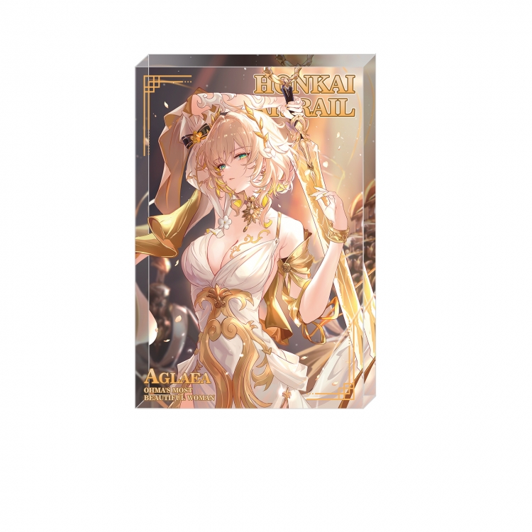 Honkai: Star Rail Anime game acrylic card brick desktop decoration 8X12X1.2cm