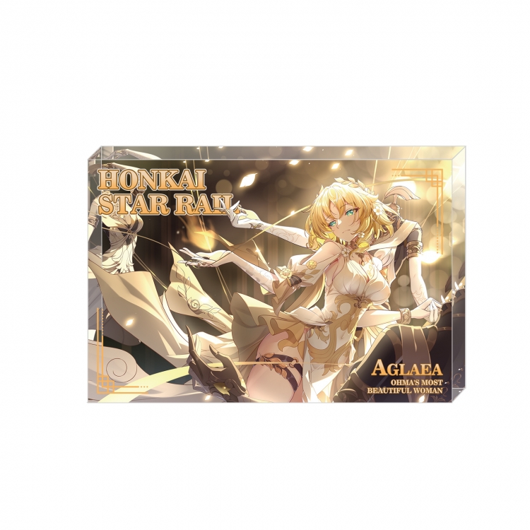 Honkai: Star Rail Anime game acrylic card brick desktop decoration 8X12X1.2cm