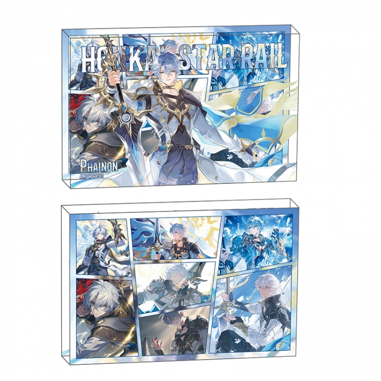Honkai: Star Rail Anime game acrylic card brick desktop decoration 8X12X1.2cm