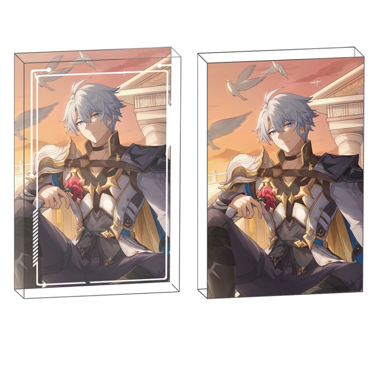 Honkai: Star Rail Anime game acrylic card brick desktop decoration 8X12X1.2cm