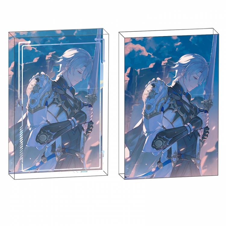 Honkai: Star Rail Anime game acrylic card brick desktop decoration 8X12X1.2cm