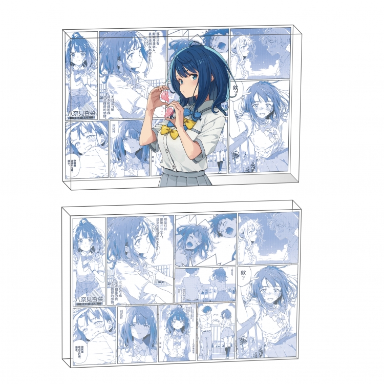 Makeine: Too Many Losing Her Anime game acrylic card brick desktop decoration 8X12X1.2cm