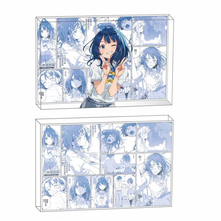 Makeine: Too Many Losing Her Anime game acrylic card brick desktop decoration 8X12X1.2cm