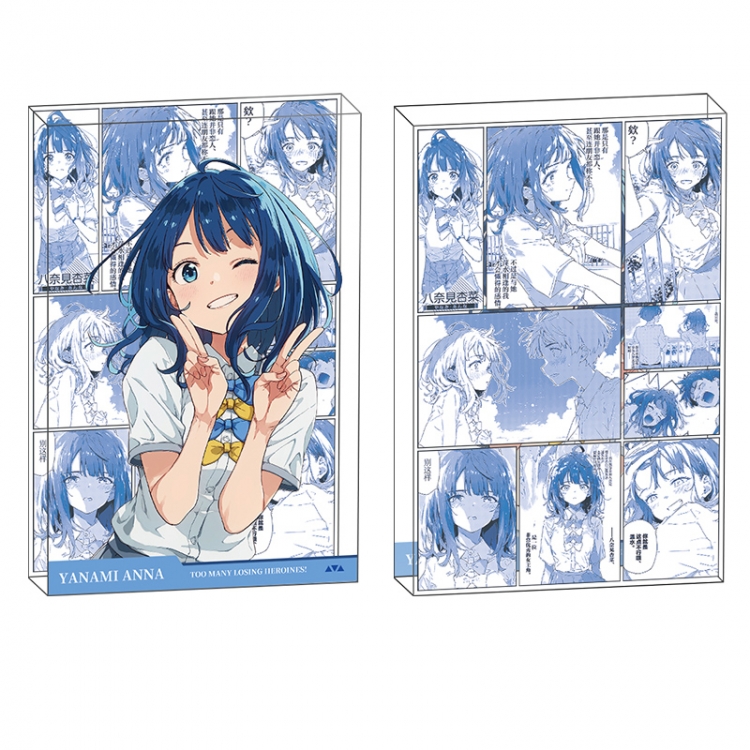 Makeine: Too Many Losing Her Anime game acrylic card brick desktop decoration 8X12X1.2cm