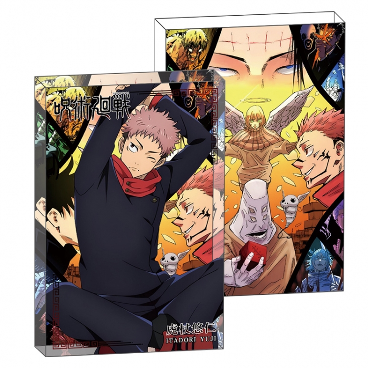 Jujutsu Kaisen Anime game acrylic card brick desktop decoration 8X12X1.2cm