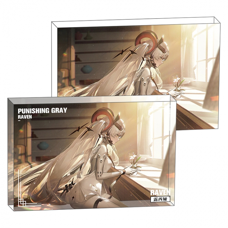 Zhan Shuang Pamish Anime game acrylic card brick desktop decoration 8X12X1.2cm
