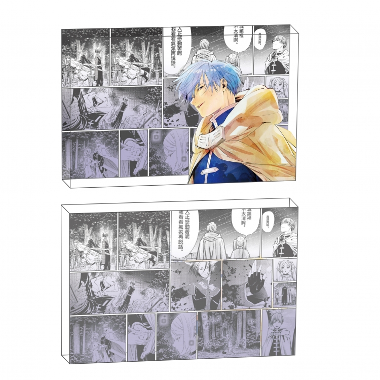 Frieren: Beyond Journey's Anime game acrylic card brick desktop decoration 8X12X1.2cm