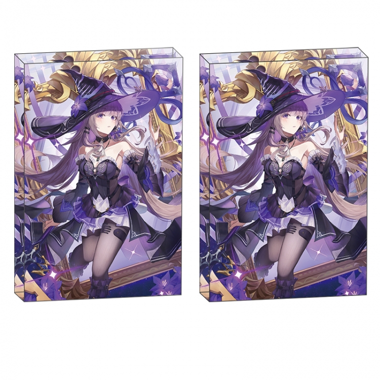 Honkai: Star Rail Anime game acrylic card brick desktop decoration 8X12X1.2cm