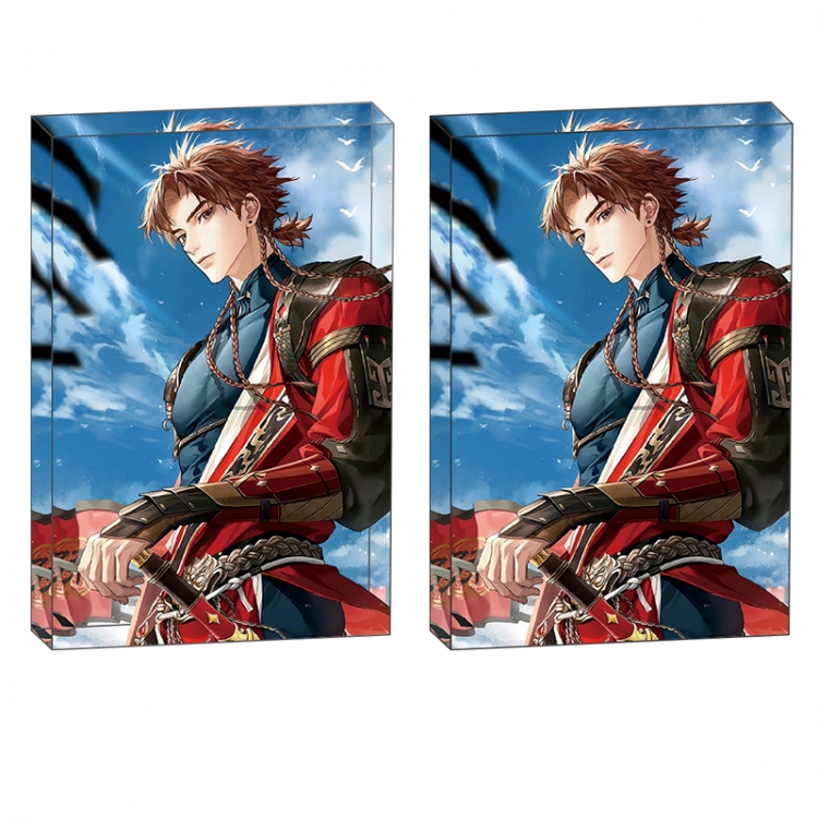 Codename Eagle Anime game acrylic card brick desktop decoration 8X12X1.2cm