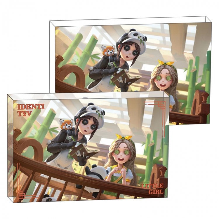 Identity V Anime game acrylic card brick desktop decoration 8X12X1.2cm