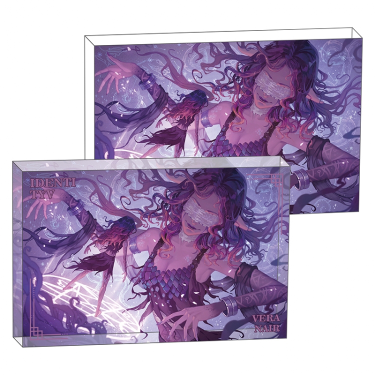 Identity V Anime game acrylic card brick desktop decoration 8X12X1.2cm