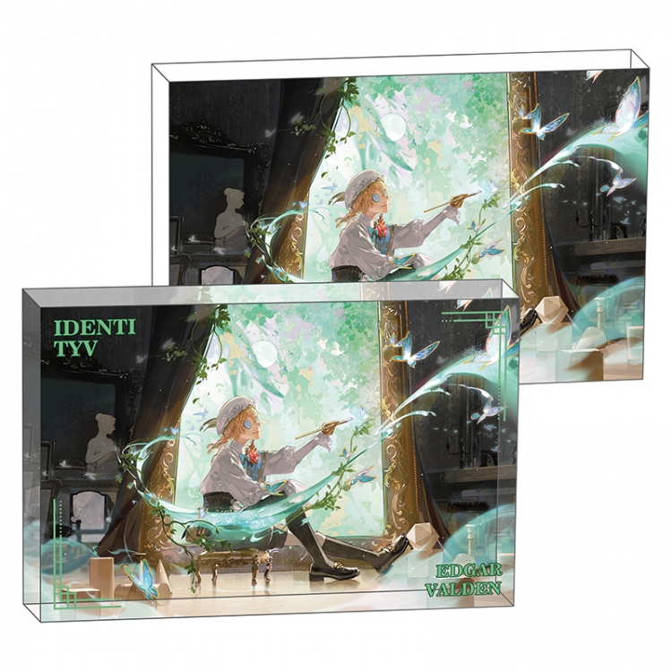 Identity V Anime game acrylic card brick desktop decoration 8X12X1.2cm