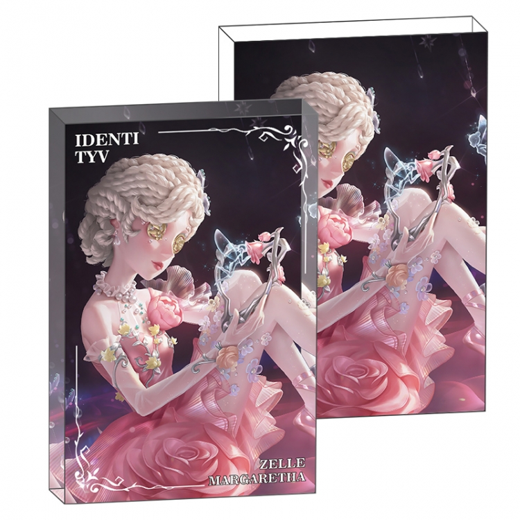 Identity V Anime game acrylic card brick desktop decoration 8X12X1.2cm